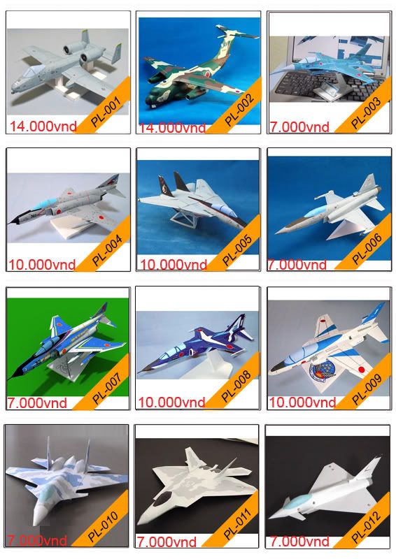 Bán mô hình giấy 3D chưa thành phẩm với 3,000 mẫu. - 14