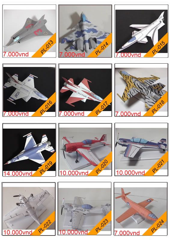 Bán mô hình giấy 3D chưa thành phẩm với 3,000 mẫu. - 15