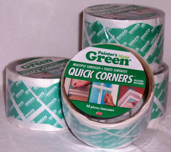 8 Rolls Paint Painter’s Mate Green Multiple Surfaces QUICK CORNERS Tape