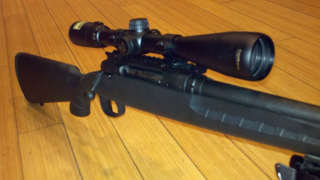 savage axis xp .308 scope mounting