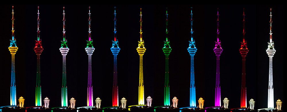 United Colors of Benetton: виды Баку с телебашни и Flame Towers
