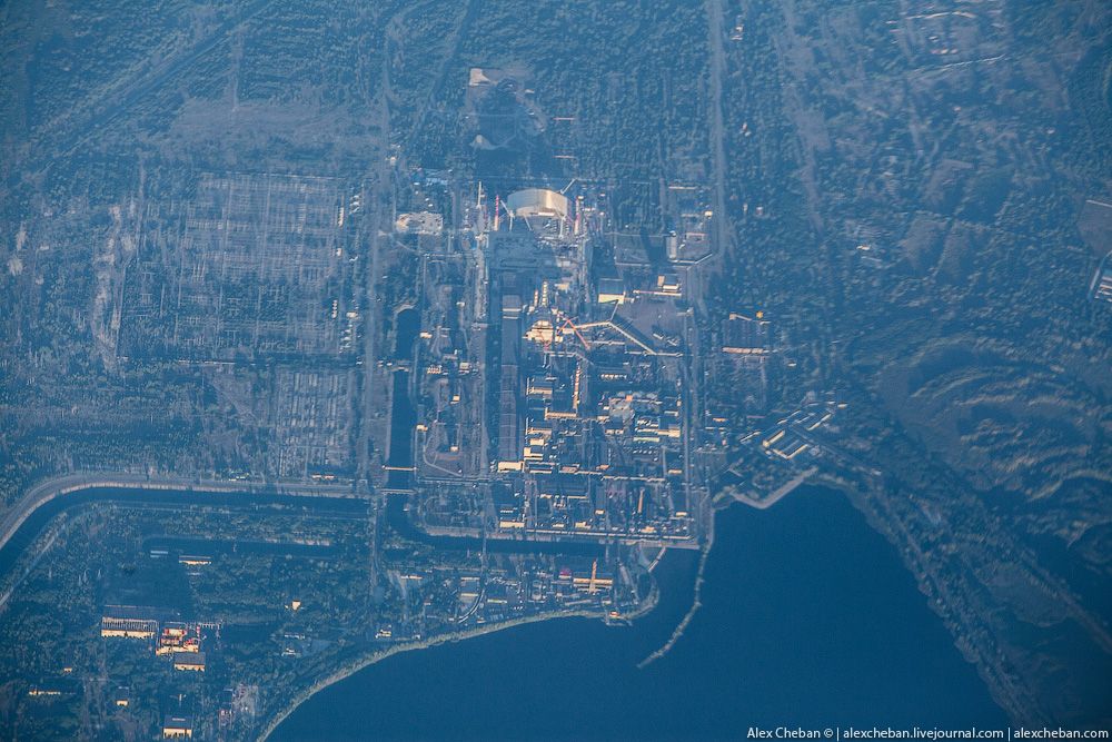  Призрак Чернобыля августовским утром: взгляд сверху. 