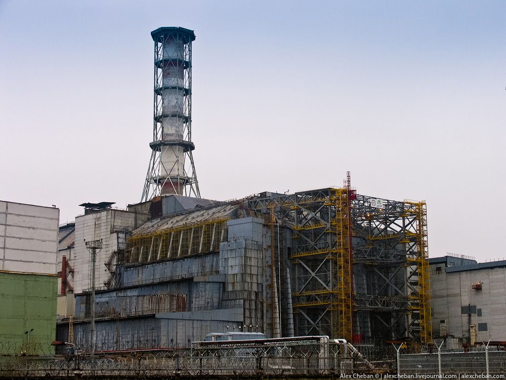  Призрак Чернобыля августовским утром: взгляд сверху. 