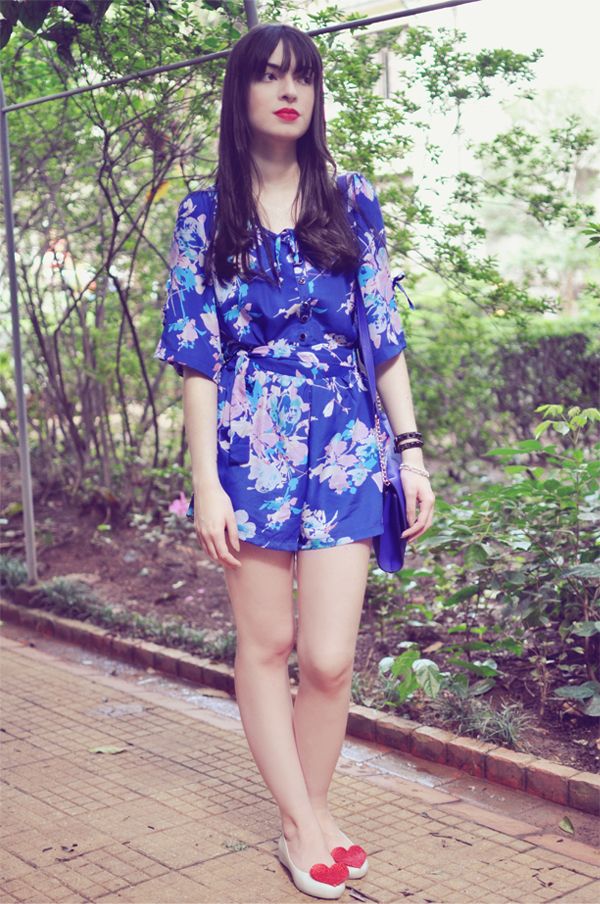 look macaquinho estampado
