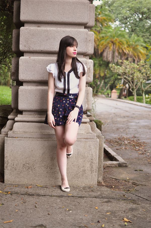 look short e camisa