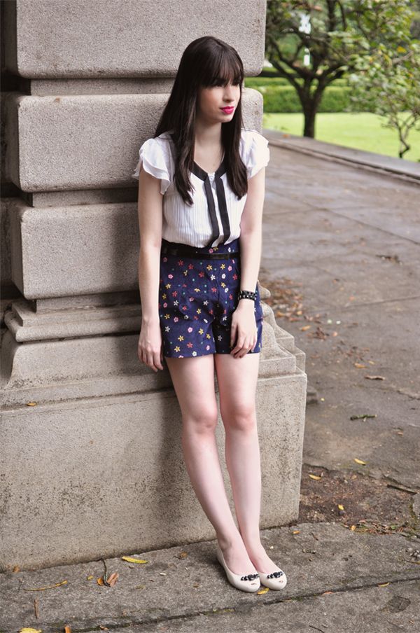look short floral