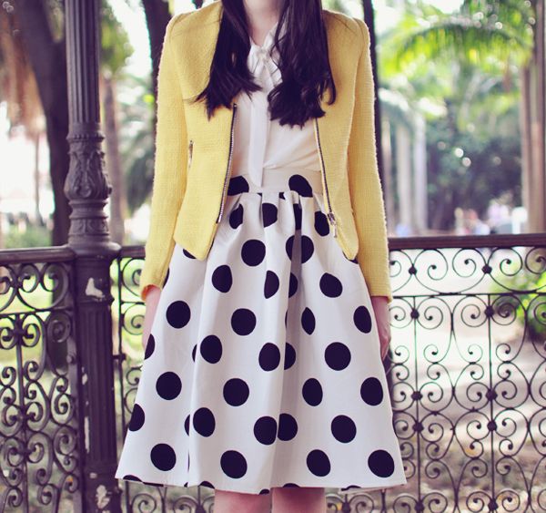 look blazer amarelo