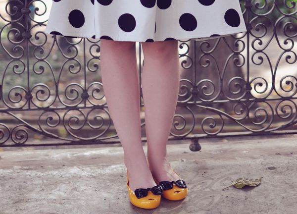 Melissa Ultragirl Karl Lagerfeld nos pés