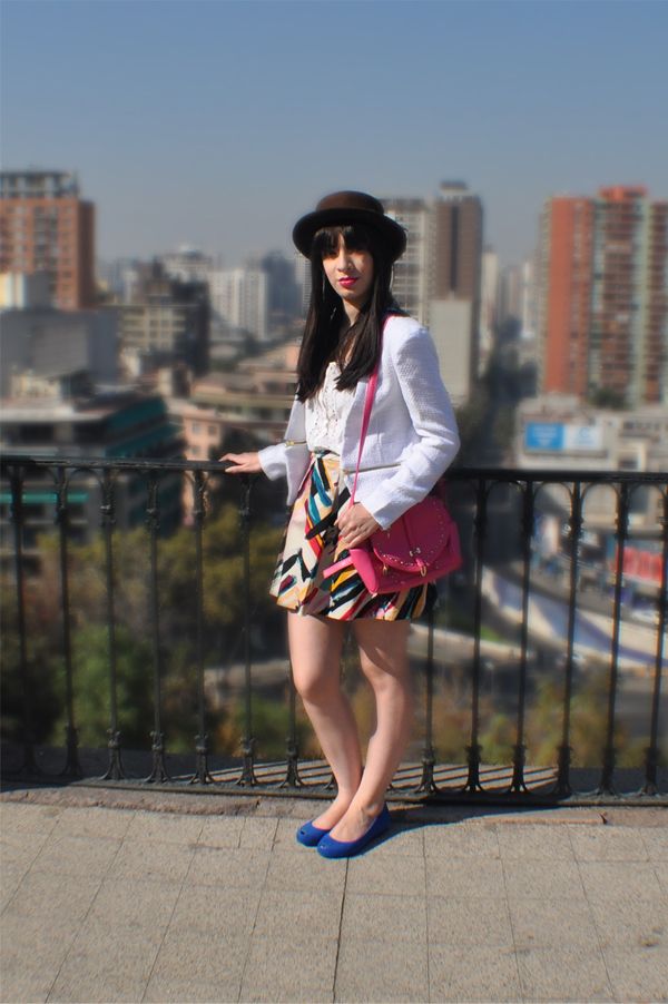 look do dia blazer branco