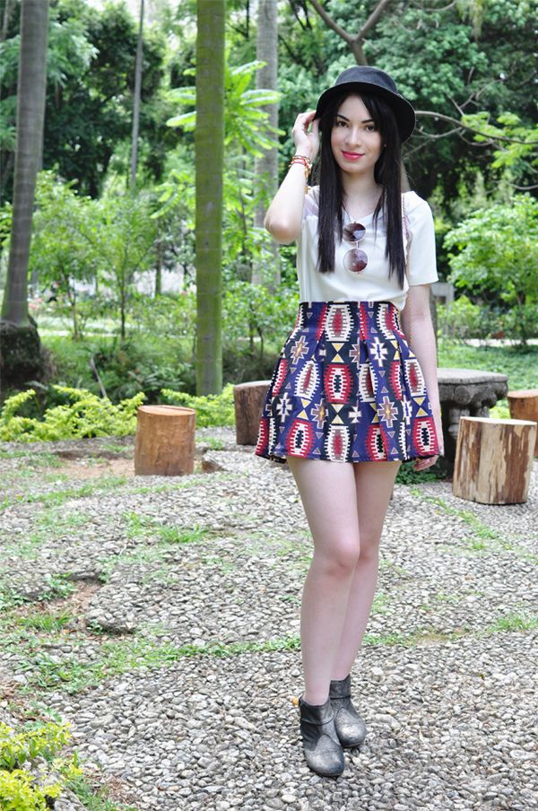 look saia étnica
