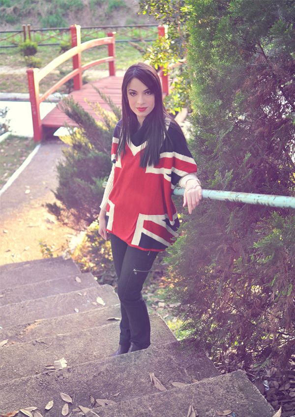 union jack jumper look