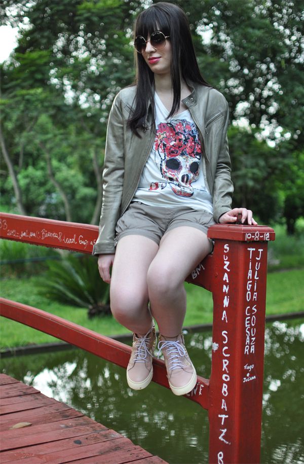 look verde e rosa