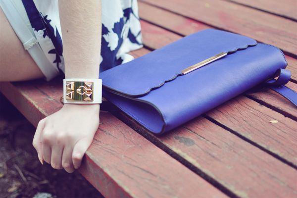 look com bolsa azul
