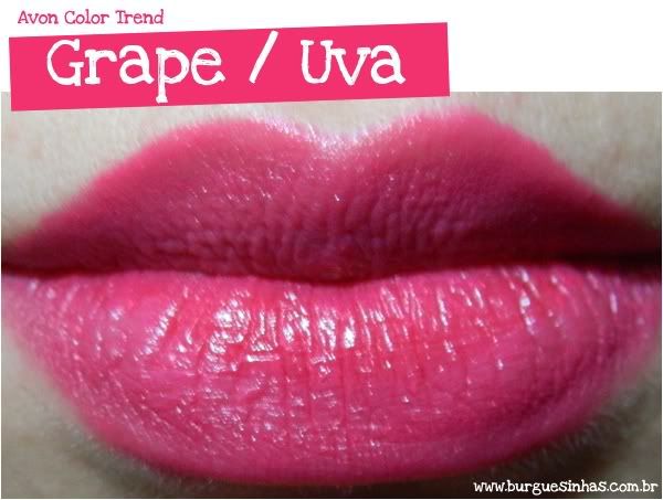 Batom Avon Color Trend Grape Uva