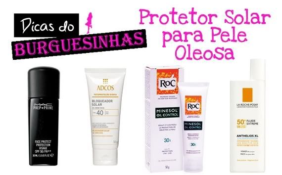 Protetor Solar Pele Oleosa