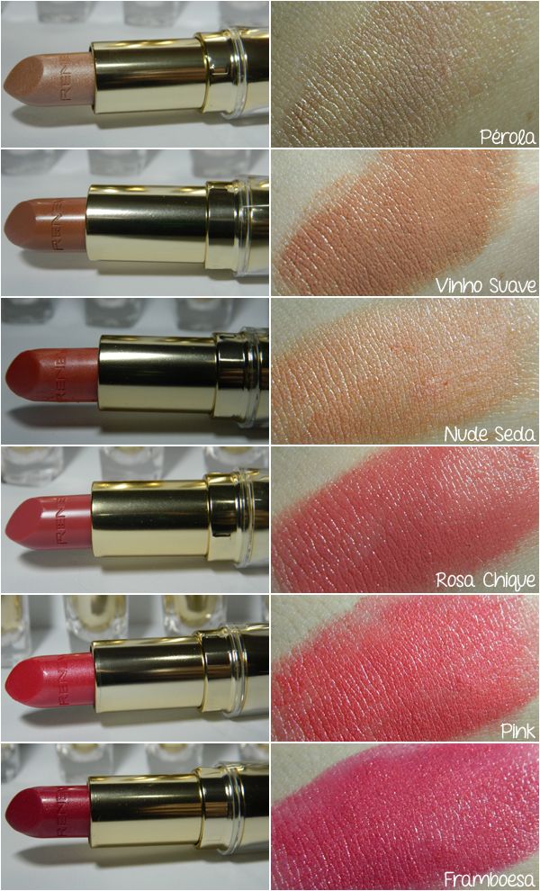 swatch renew pérola vinho suave nude seda rosa chique pink framboesa