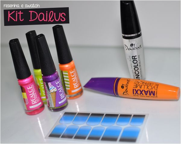 resenha e swatch kit dailus