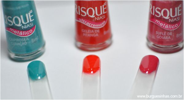 Swatch Risqué Caipiroska de Curação Geleia de Pitanga Suflê de Goiaba