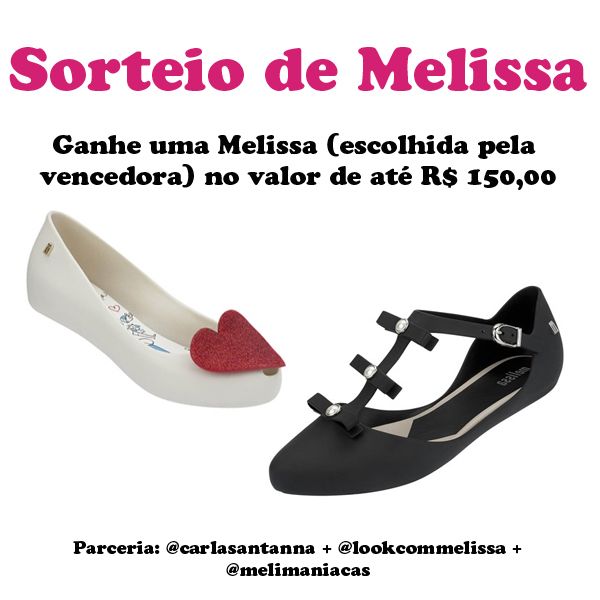  sorteio melissa 