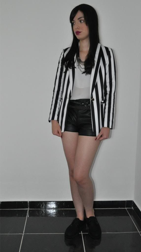 como usar blazer listrado
