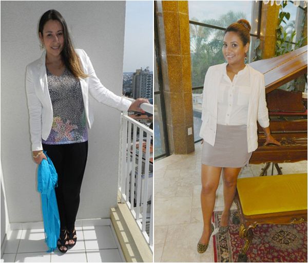 como usar blazer branco