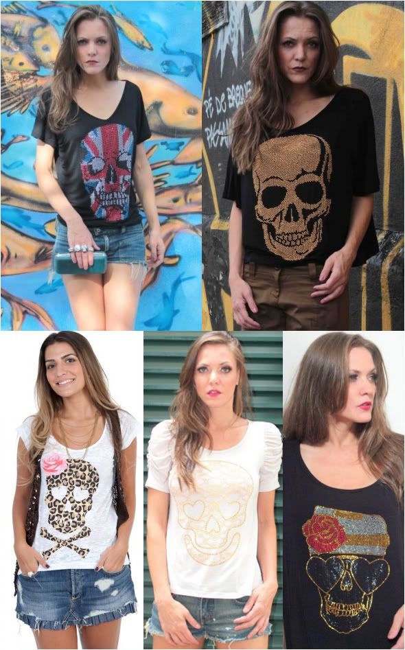 blusa caveira