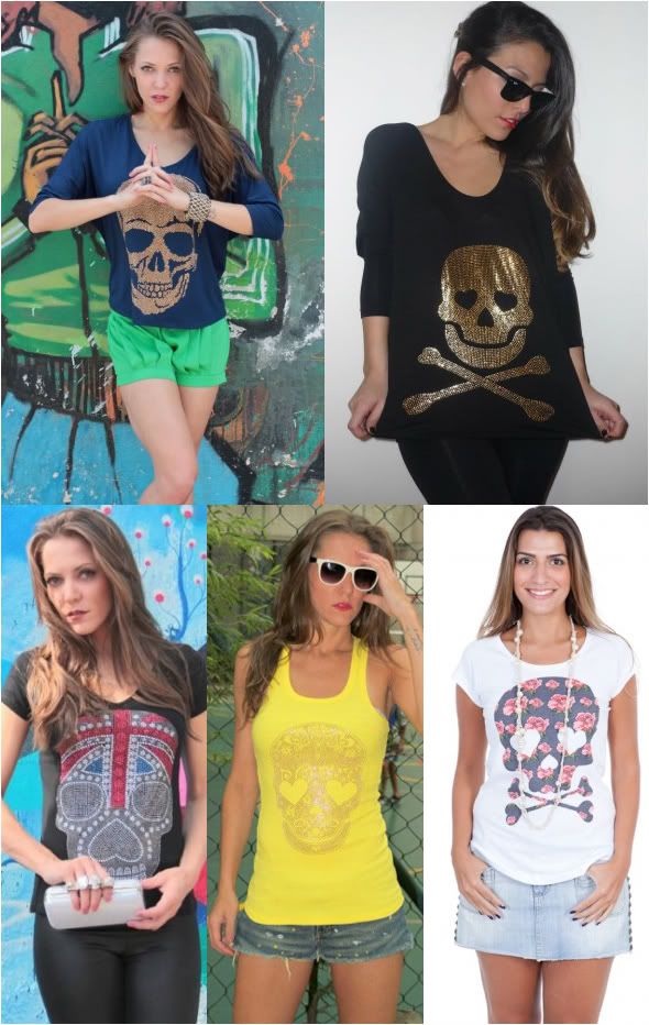camisa caveira