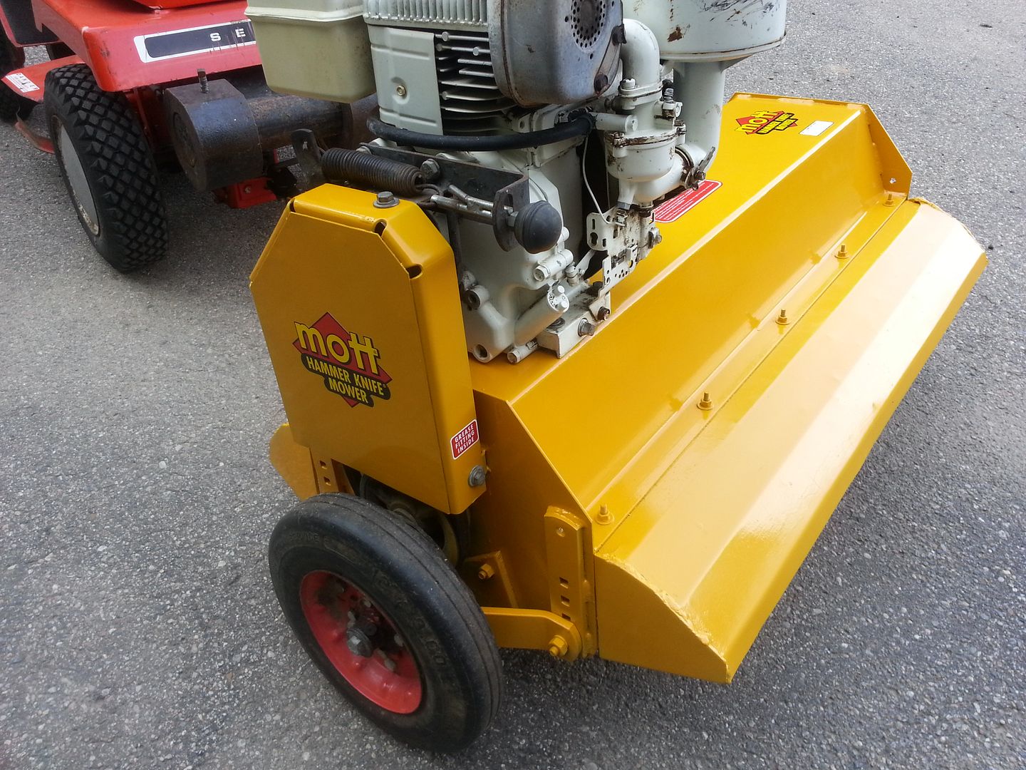 Mott T-38 Tow Behind Flail Mower W8Hp Briggs (Mi) - Attachments - GTtalk