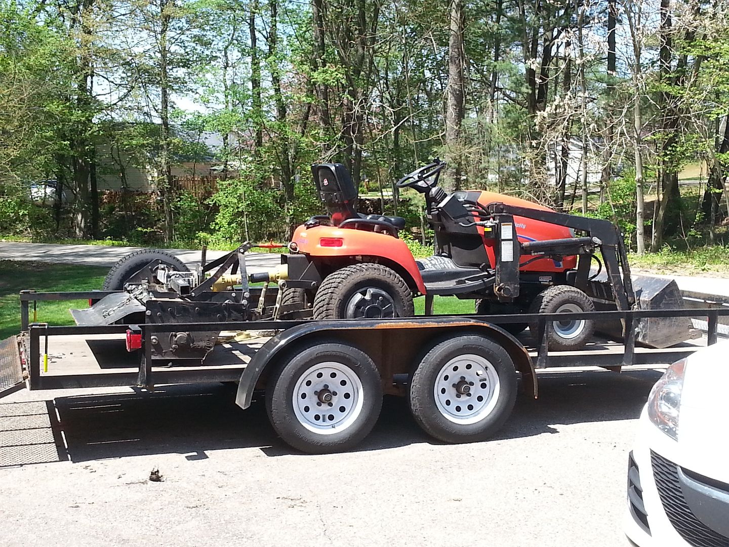 Good Trailer For Hauling Garden Tractors. Other Hobbies and Toys GTtalk