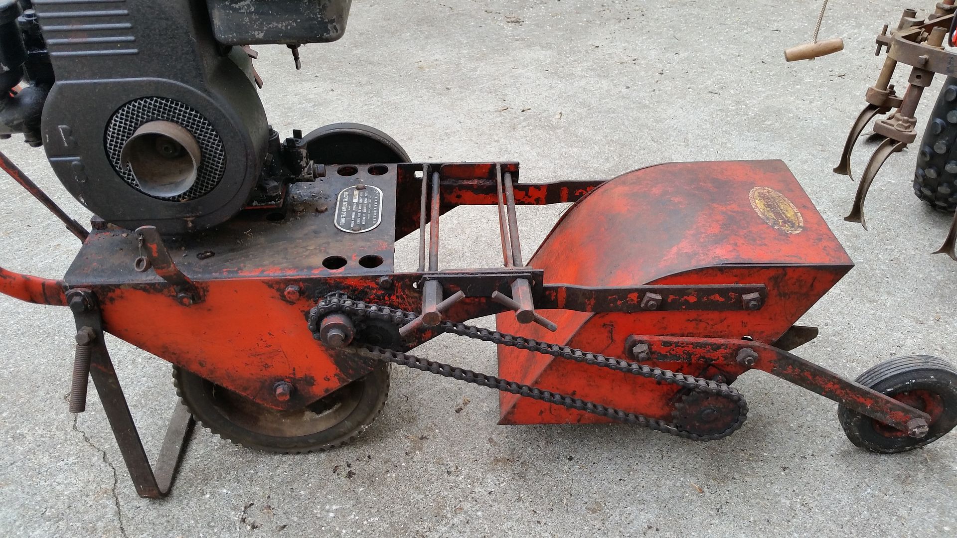 Wanted simplicity walK behind garden tractors SmokStak