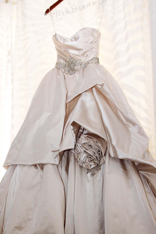 For Sale: KENNETH POOL Royalty gown & CHRISTIAN LOUBOUTIN Swarovski shoes! :  wedding wedding dress wedding shoes christian louboutin swarovski kenneth pool kenneth pool royalty white ivory 14