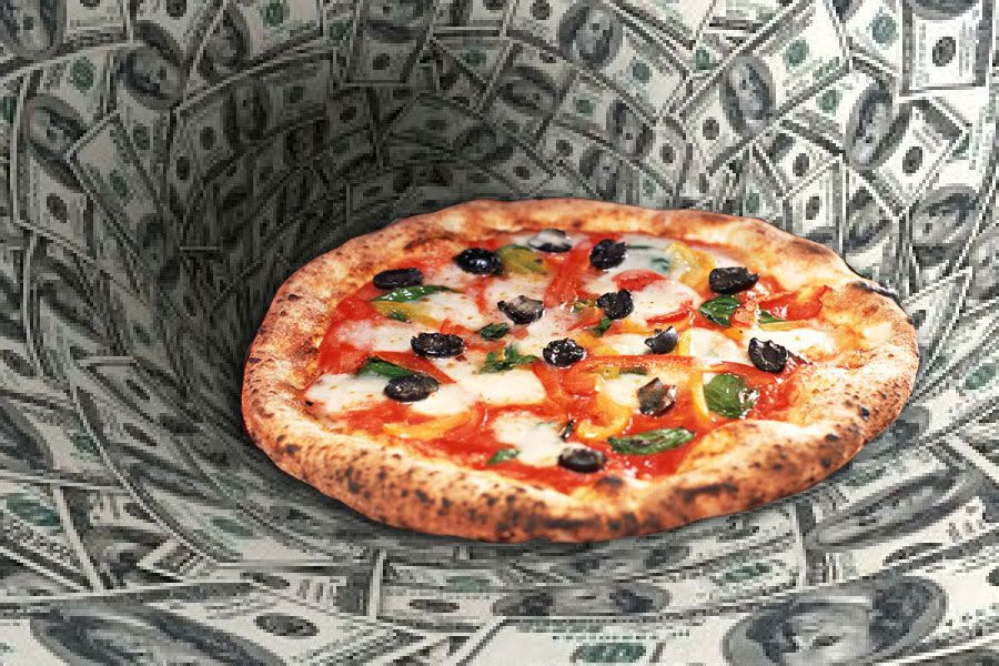 Un millón de dolares para pizzas