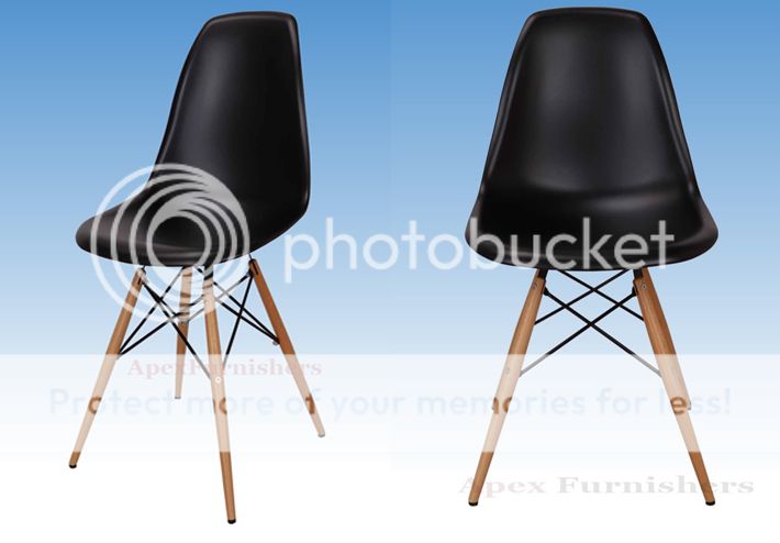 Apex Charles Eames Era DSW Chair Eiffel Dining Lounge Black , White