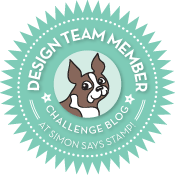 Sim Says Stamp Design Team Member Badge