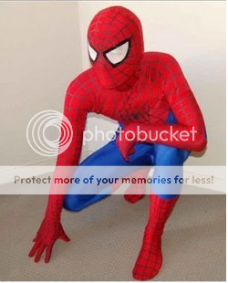 New Spiderman Mascot Costume Fancy Party Dress Halloween  