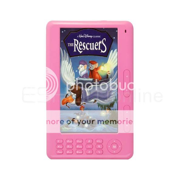 Pink 7 Color TFT LCD Screen Buttons E Book Reader 4GB