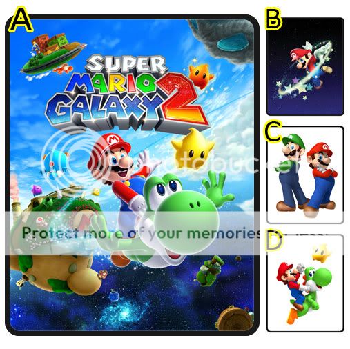 Super Mario Poster Fleece Throw 50x60  