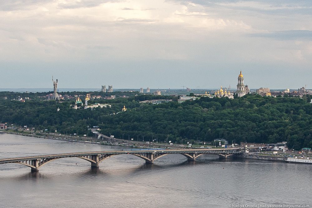 Над Киевом на воздушном шаре