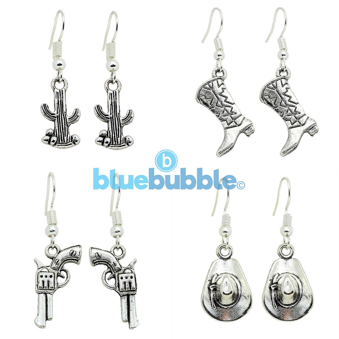 western dress earrings