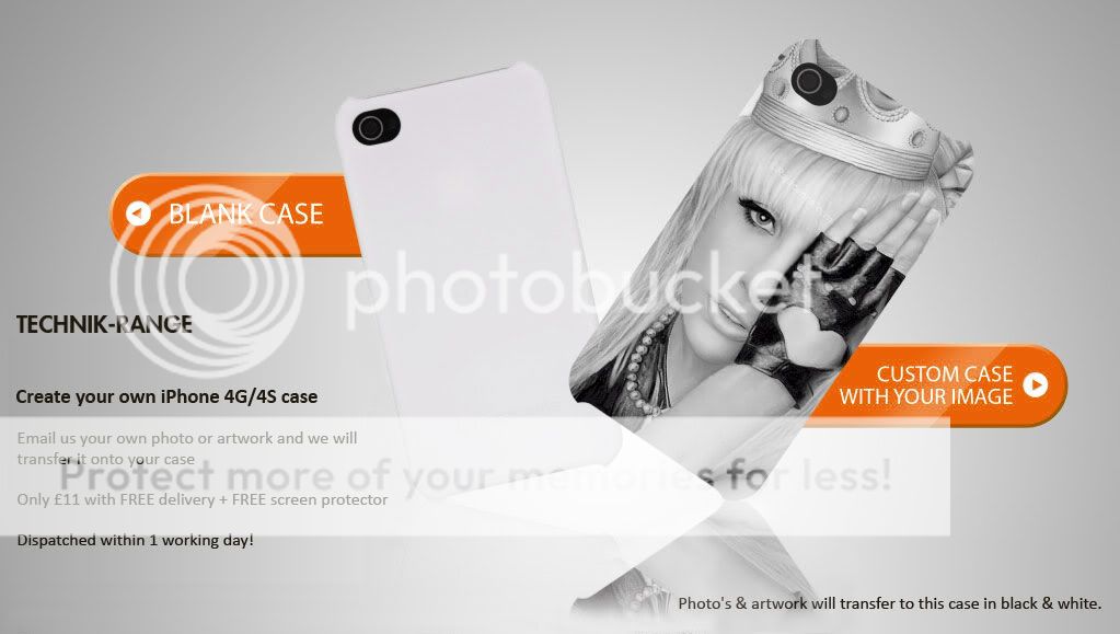 Custom iPhone 4 4G/4S Case/Cover Personalised   Personalise your own 